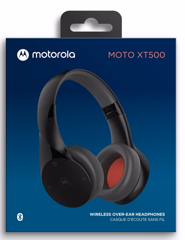 MOTOROLA Fejhallgató MOTO XT500 fekete 12,5x2,5x7cm 368gr over-ear 14 Hrs - Image 1 of 11