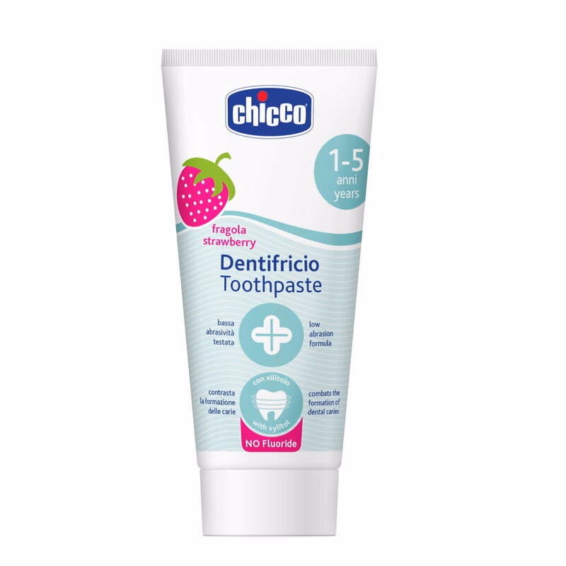 Eper ízű fluormentes fogkrém Xilittel 50ml - Image 1 of 4