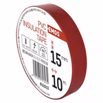 EMOS Szigetelőszalag 15mm/10méter piros 10db / csomag thumbnail 2