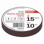 EMOS Szigetelőszalag 15mm/10méter barna 10db / csomag thumbnail 4