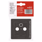 EMOS TV+R+SAT Csatlakozó aljzat burkolat, antracit thumbnail 4