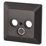 EMOS TV+R+SAT Csatlakozó aljzat burkolat, antracit thumbnail 3