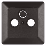 EMOS TV+R+SAT Csatlakozó aljzat burkolat, antracit thumbnail 1