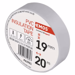 EMOS PVC Szigetelőszalag 19mm/20méter fehér, 10db / csomag thumbnail 3
