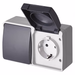 EMOS Aljzat és váltókapcsoló IP44 SCHUKO thumbnail 4