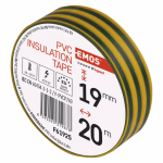 EMOS Szigetelőszalag 19mm/20méter zöld-sárga 10db / csomag thumbnail 3
