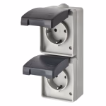 EMOS fali aljzat, dupla IP44 SCHUKO thumbnail 1