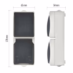 EMOS Aljzat és váltókapcsoló IP44 SCHUKO thumbnail 2