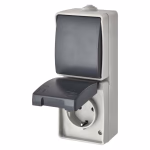 EMOS Aljzat és váltókapcsoló IP44 SCHUKO thumbnail 1