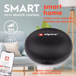 ALPINA WiFi SMART univerzális infravörös távirányító - 7,7x7,7x3cm  thumbnail 4