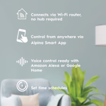 ALPINA WiFi SMART univerzális infravörös távirányító - 7,7x7,7x3cm  thumbnail 5