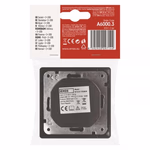 EMOS Aljzat USB csatlakozóval, SCHUKO antracit thumbnail 4