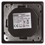 EMOS Aljzat USB csatlakozóval, SCHUKO antracit thumbnail 2