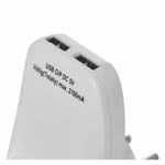 EMOS Aljzat 2xUSB SCHUKO, fehér thumbnail 4