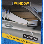 DUNLOP Mikroszálas törlőkendő üvegre 35x35cm, 250gr/m2 thumbnail 1