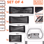 BLACK+DECKER Rendszerező háló csomagtartóba 4db 40-50-60-80x25xcm, tépőzáras thumbnail 1