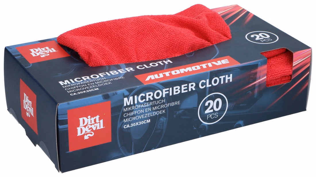 DIRT DEVIL Törlőkendő mikroszálas, 20db, 30x30cm, 315g, 180gsm - Image 1 of 1