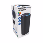 Bluetooth hangszóró, 10W, LED fény, 7,5x7,5x18cm