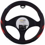 DUNLOP Kormányvédő 38cm d38xh3cm PU IN Fekete/Piros 