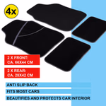 ALL RIDE Autószőnyeg 4db 66x44cm Első: 66x44cm Hátsó: 28x42cm 1,6kg PVC  thumbnail 1