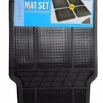 ALL RIDE Autószőnyeg PVC 4db fekete 63x42cm / 42x35cm 1.8kg thumbnail 1
