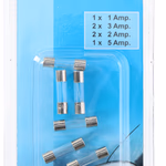 ALL RIDE Biztosíték üveg kicsi 6db (1x2A, 2x10A, 2x15A, 1x25A)