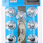 ALL RIDE Dekor kerékcsavar szett KRÓM 33mm 10db 