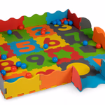 Játszószőnyeg polifoam + 40db labda - LET'S PLAY thumbnail 2