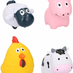 EDDY TOYS Fürdőjáték háziállítok 4db disp(24)
