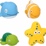 EDDY TOYS Fürdő játék tengeri állatok 4db thumbnail 1