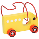 MARIONETTE WOODEN TOYS Fa baba készségfeljesztő gurulós játék 3 féle thumbnail 2