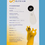 Elysium TP600 érintésmentes infravörös digitális lázmérő szilikon tokkal - Narancs thumbnail 5