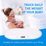 GRUNDIG Baba mérleg 55x32cm max. 20kg 2xAAA (tart.)  thumbnail 4