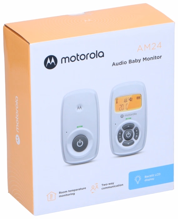 MOTOROLA Bébiőr AM24 Audio nagy érzékenységű mikrofon,VOX funkció, DECT technológia, 300 méter - Image 1 of 6