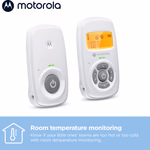 MOTOROLA Bébiőr AM24 Audio nagy érzékenységű mikrofon,VOX funkció, DECT technológia, 300 méter thumbnail 3