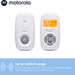 MOTOROLA Bébiőr AM24 Audio nagy érzékenységű mikrofon,VOX funkció, DECT technológia, 300 méter thumbnail 6