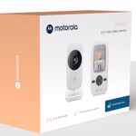 MOTOROLA Videós babafigyelő VM481, 2 hüvelykes színes kijelzős szülői egység, infravörös éjszakai látás, digitális zoom thumbnail 1