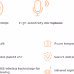 MOTOROLA Videós bébiőr VM483 2,8 hüvelykes színes kijelzővel, digitális zoommal és infravörös éjszakai látással thumbnail 6