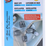 ALL RIDE Szelepsapka gun grey 4p ALU 1.5x1.2cm 