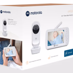 MOTOROLA Videós bébiőr VM35 5" WHT, színes kijelző, osztott képernyő, kétirányú kommunikáció thumbnail 1