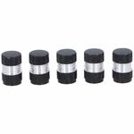 ALL RIDE Szelepsapka mart alu 5db fekete/ezüst  thumbnail 2