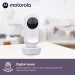 MOTOROLA VM44 HD WIFI Videós babaőr 4,3" színes kijelzővel és okostelefon applikációval, hőmérséklet kijelzés thumbnail 3