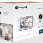 MOTOROLA VM 55 videós bébiőr, hordozható kijelző állítható kameraállás thumbnail 1