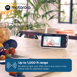 MOTOROLA PIP 1500 videós bébiőr 5" színes kijező, digitális zoom, altatódalok thumbnail 6