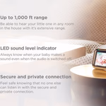 MOTOROLA PIP 1500 videós bébiőr 5" színes kijező, digitális zoom, altatódalok thumbnail 10