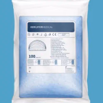 Mercator CLIP körgumis hajháló nővérsapka - zöld, 100 darabos kiszerelésben thumbnail 2