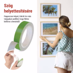 Emos Kétoldalas habszalag 20 mm / 3 m, zöld thumbnail 5