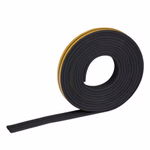 KINZO Öntapadós ablak szigetelő gumi E-forma 2db 300cm fekete thumbnail 2