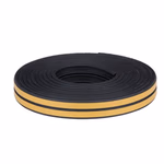 KINZO Öntapadós ablak szigetelő gumi E-forma 2db 300cm fekete thumbnail 3