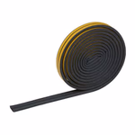 KINZO Öntapadós ablak szigetelő gumi D-forma 2db 300cm fekete thumbnail 3